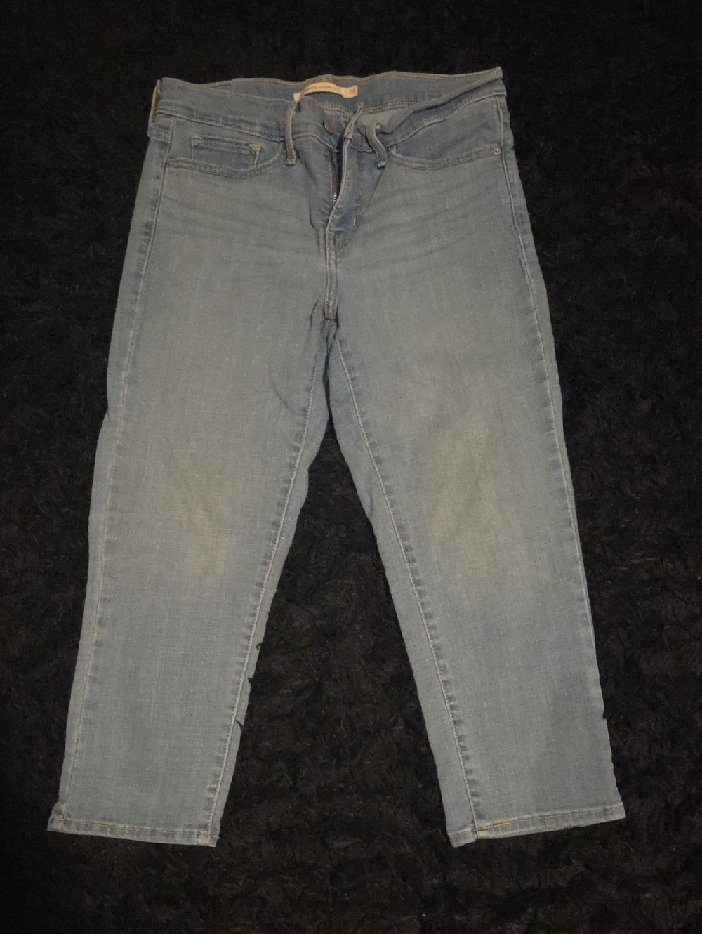 Levi's Light Blue Women's Cropped Stretch Jeans